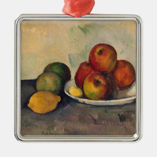 Ornamento De Metal Vida de Paul Cezanne ainda com maçãs, c.1890
