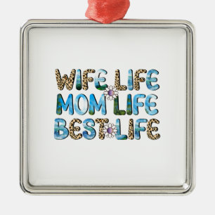Ornamento De Metal Vida Esposa Mãe Vida Melhor