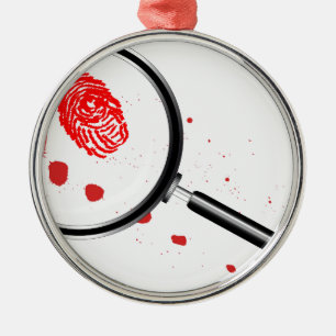 Ornamento De Metal Vidro de Ampliação de Detectores