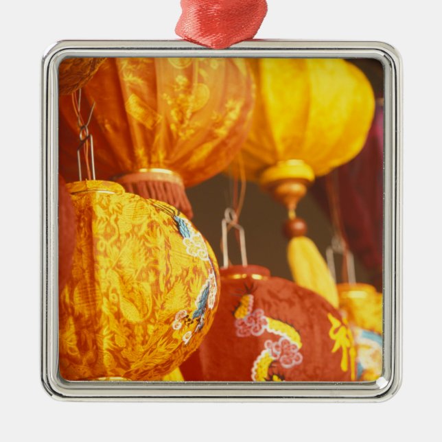 Ornamento De Metal Vietnã, Hoi, grandes lanternas, lembranças (Frente)