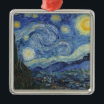 Ornamento De Metal Vincent van Gogh| A Noite Estelar, junho de 1889<br><div class="desc">Starry Night,  junho de 1889 (óleo na canvas),  Gogh,  Vincent van (1853-90) / Museum of Modern Art,  New York,  USA / The Bridgeman Art Library (Biblioteca de Arte de Bridgeman)| Número da coleção de imagens: XOS702746</div>