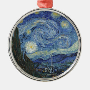 Ornamento De Metal Vincent van Gogh A Noite Estelar, junho de 1889