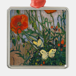 Ornamento De Metal Vincent van Gogh - Borboletas e papagaios