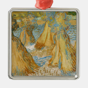 Ornamento De Metal Vincent van Gogh - Feixes de Trigo