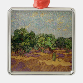 Ornamento De Metal Vincent van Gogh - Oliveiras