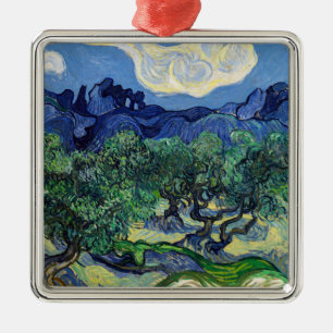 Ornamento De Metal Vincent van Gogh - Oliveiras com os Alpilles