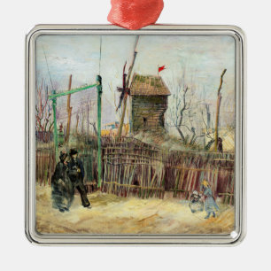 Ornamento De Metal Vincent van Gogh - Street Scene em Montmartre