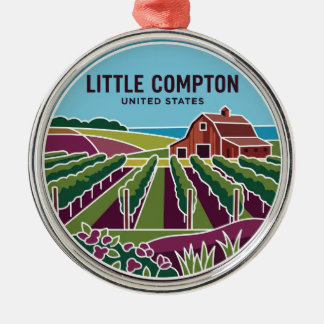 Ornamento De Metal Vinhas Sakonnet Rhode Island