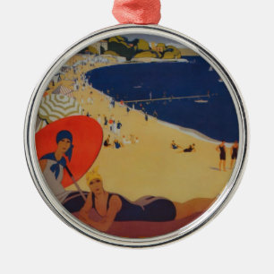 Ornamento De Metal Vintage Anúncio de Viagem francês