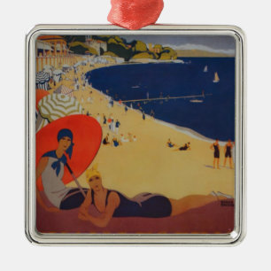 Ornamento De Metal Vintage Anúncio de Viagem francês