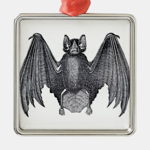 Ornamento De Metal Vintage Bat Pendente