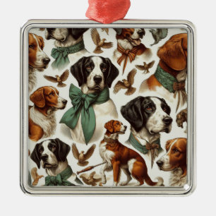 Ornamento De Metal Vintage Brittany Seamless