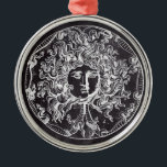 Ornamento De Metal vintage chalkboard mitologia grega Gorgon medusa<br><div class="desc">lousa arte medusa acessórios de moda capilar. mitologia grega do quadro-negro Mitologia grega Gorgon medusa decoração caseira e presentes medusa para amantes da mitologia grega.</div>