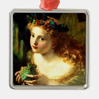 Ornamento De Metal Vintage Fairy