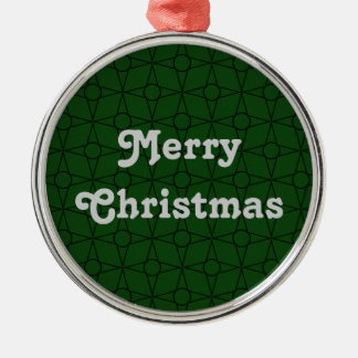 Ornamento De Metal Vintage Funk Premium Ornament, Verde