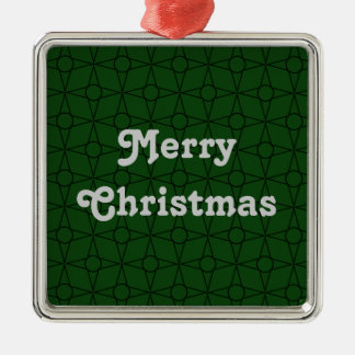 Ornamento De Metal Vintage Funk Premium Ornament, Verde Escuro