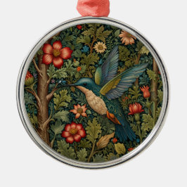 Ornamento De Metal Vintage hummingbird pintura