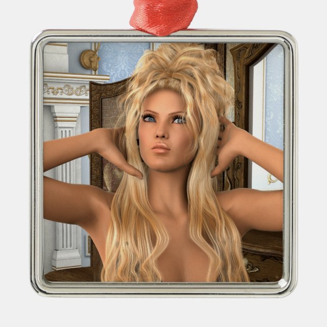 Ornamento De Metal Vintage Morning (Frente)