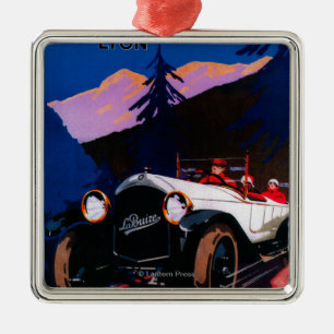 Ornamento De Metal Vintage PosterEurope de Buize Lyon do La