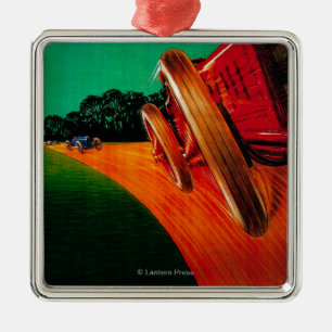 Ornamento De Metal Vintage PosterEurope de Milão dos Di de Circuito