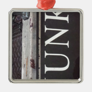 Ornamento De Metal Vintage Tow Truck JUNK SGN