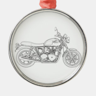 Ornamento De Metal Vintage Triumph