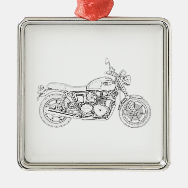 Ornamento De Metal Vintage Triumph (Frente)
