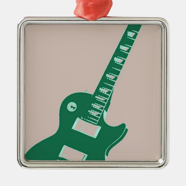 Ornamento De Metal Violão elétrico (Frente)