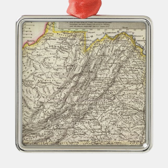 Ornamento De Metal Virgínia 6 (Frente)