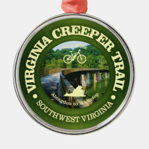 Ornamento De Metal Virginia Creeper Trail (Ciclismo C)
