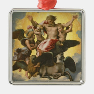 Ornamento De Metal Visão de Ezekiel, c.1518