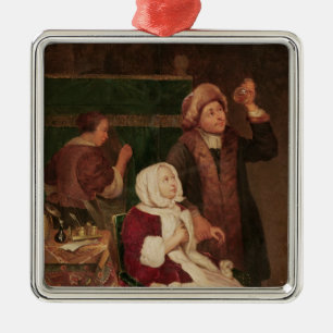 Ornamento De Metal Visita do doutor