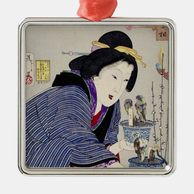 Ornamento De Metal Vista como se quer mudar: A aparência (Frente)