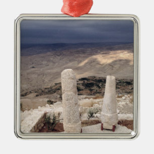 Ornamento De Metal Vista da montagem Moses