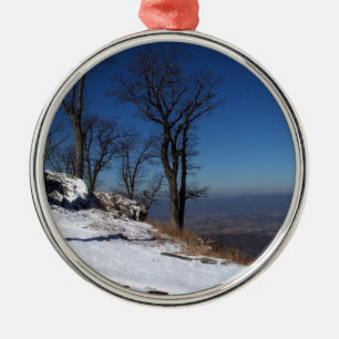 Ornamento De Metal "Vista da movimentação da skyline, VA "