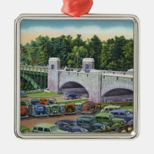 Ornamento De Metal Vista da ponte da rota 9 dos E.U. Hwy