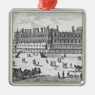 Ornamento De Metal Vista do castelo de Santo-Germano-en-Laye
