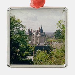 Ornamento De Metal Vista do castelo restaurado do norte