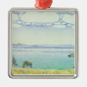 Ornamento De Metal Vista do lago Leman de Chexbres, 1905