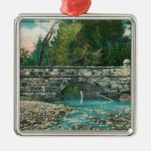 Ornamento De Metal Vista do Napa County BridgeNapa, CA