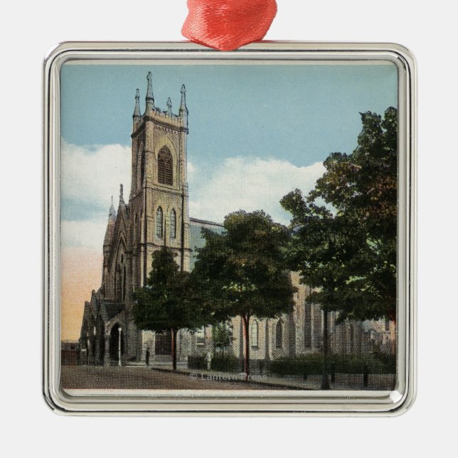 Ornamento De Metal Vista exterior da igreja de St Paul (Frente)