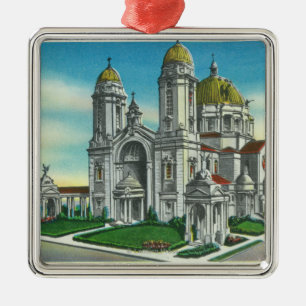 Ornamento De Metal Vista exterior do santuário de nossa senhora de