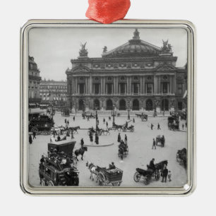 Ornamento De Metal Vista geral do teatro da ópera de Paris