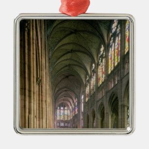 Ornamento De Metal Vista interior que olha abaixo do nave