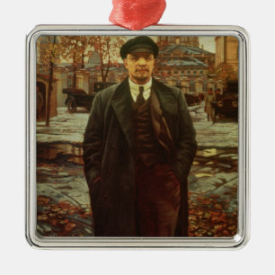 Ornamento De Metal Vladimir Ilyich Lenin em Smolny, c.1925