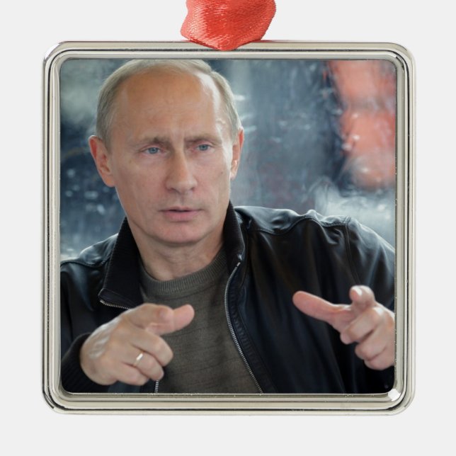 Ornamento De Metal Vladimir Putin (Frente)