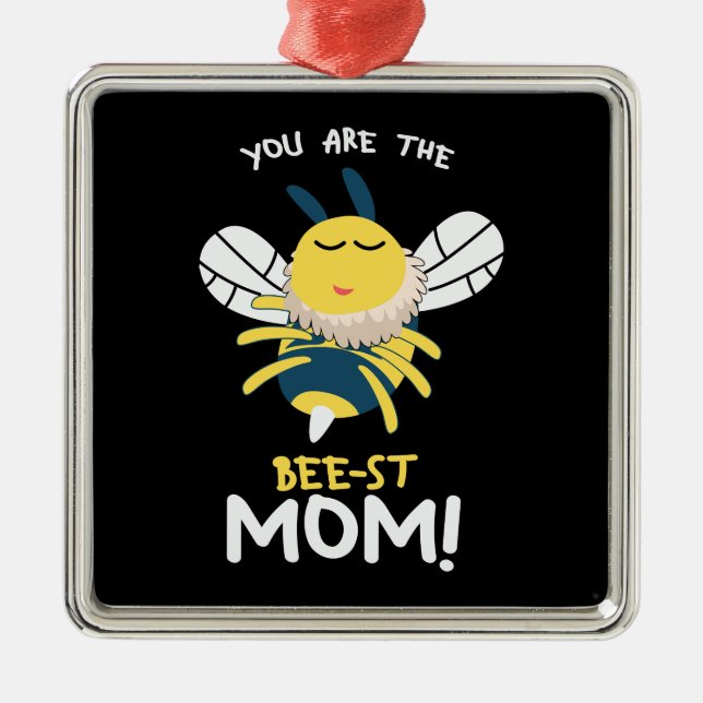 Ornamento De Metal Você É A Melhor Mãe (Frente)