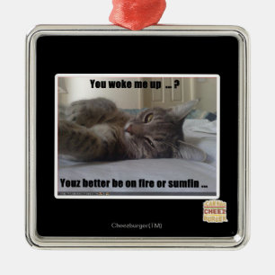 Ornamento De Metal Você me acordou