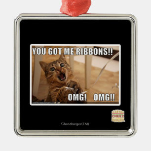 Ornamento De Metal Você obteve-me fitas!!