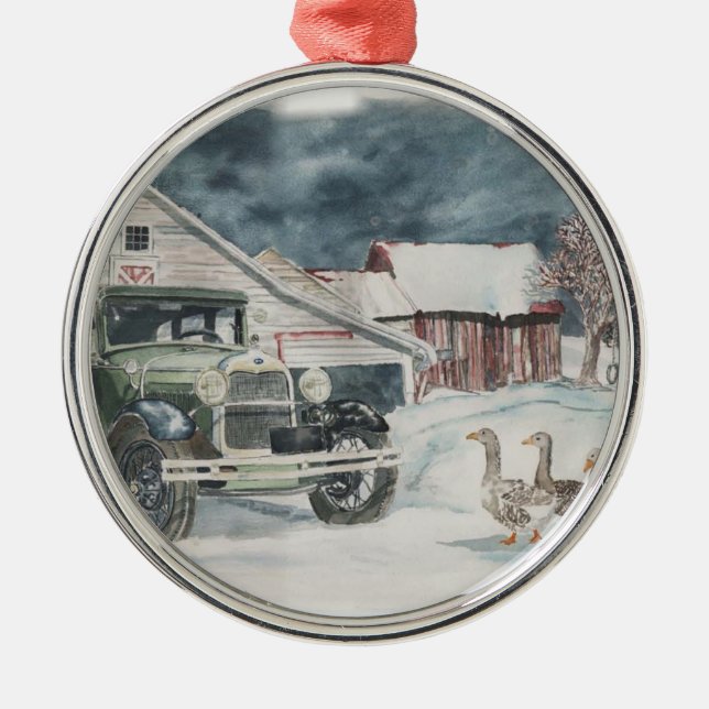 Ornamento De Metal Voltado (Frente)